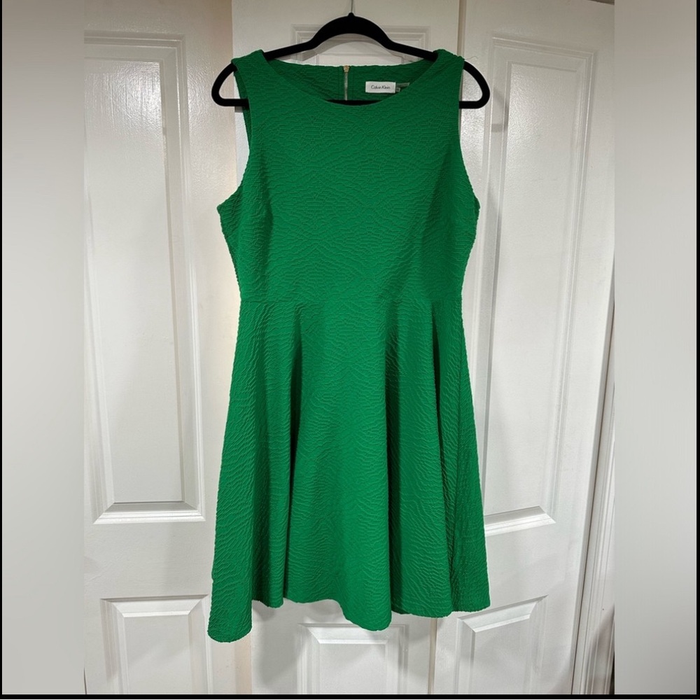 Calvin Klein Green Dress size 12